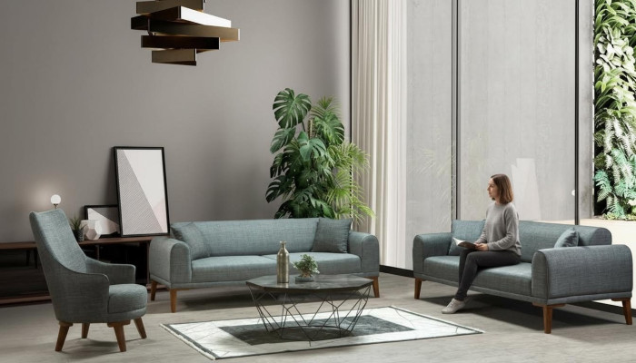 Moderne Sofagarnitur 331 Sitz Sofa Sitz Couch Polster Couchen Möbel