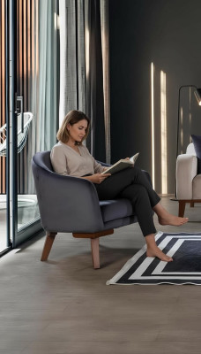 Modern Sessel 1 Sitzer Designer Einsitzer Polster Textil Möbel