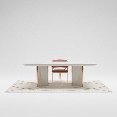 Luxus Tische Esszimmer Tisch Esszimmer Moderner Gold Edelstahl