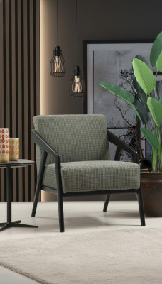Sessel Sitzer Wohnzimmer Stoff Polyester Stil Modern Design Luxus 