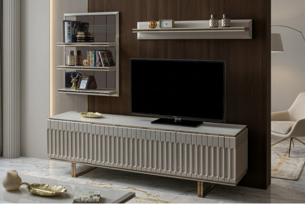 Luxus tv -Ständer Wohnzimmer rtv Lowboard Sideboard Kommode Wohnwand Modern Neu