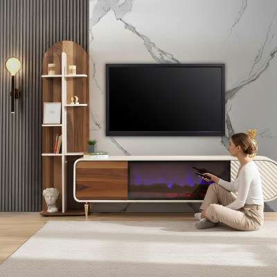 TV Ständer RTV Lowboard Regale Sideboard Tisch Modern Weiß Luxus Neu