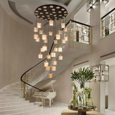 Luxus Kronleuchter Wohnzimmer Deckenleuchter Deckenlampe Lüster Gold