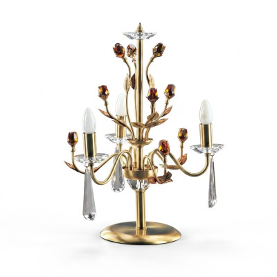 Goldene Kristall Tischlampe Luxus Leuchten Lampen Lichtkronenleuchter