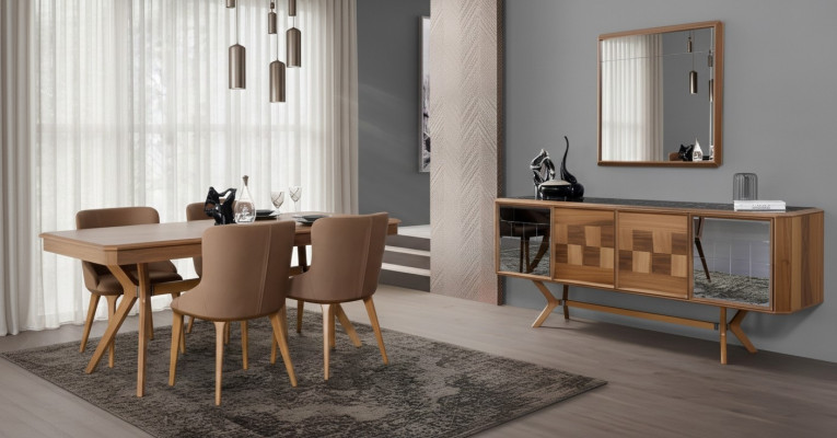 Esszimmer Garnitur Tisch 6x Lehnstuhl Stühle Luxus Essgruppe Set Neu Komplette