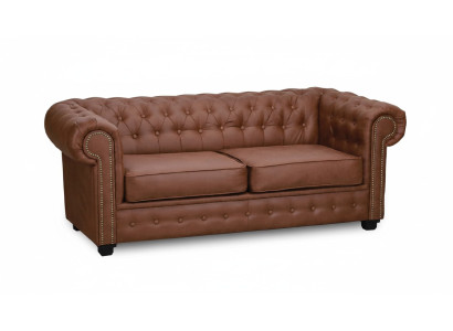 Chesterfield Sofa Stoff Grau Sofas Wohnzimmer Couch Sitzpolster Möbel