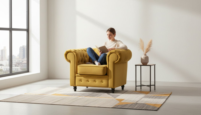 Design Textil Sitz Stoff Art déco Sessel Einsitzer Luxus 1 Sitz Polster
