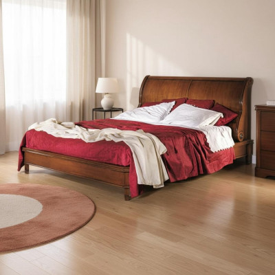 Bett Polster Design Luxus Doppelbetten Braun 160x200cm Schlafzimmermöbel Möbel