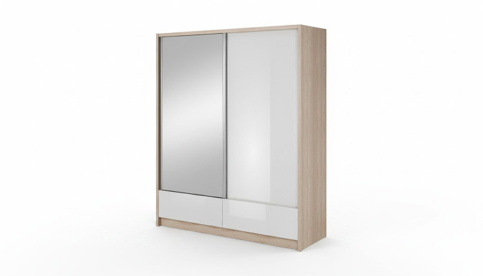 Garderobe Aufbewahrung 180cm Regal Schrank Archiv Schiebetüren Schiebetüren Büro