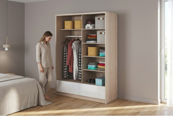 Mehrzweck Regale Schrank Regal Aufbewahrungs Kleiderschränke 150cm Neu Garderobe