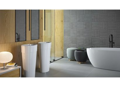 Modernes Design Waschbecken Acryl Bad Freistehender Waschtisch