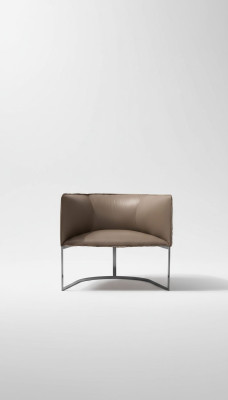 Luxus Design Möbel Grau Prianera Stil Design Leder Sessel Wohnzimmer Lounge