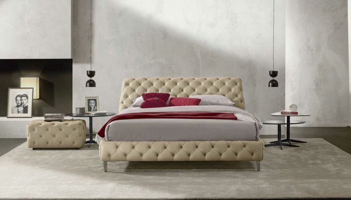 Chesterfield Bett Luxus Betten Holz Bettrahmen Möbel Design Modern Bettgestelle