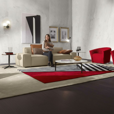 Wohnzimmer Sofa 3 Sitzer Couch Möbel Holz Beige Polster Möbel Sofa Couchen Neu