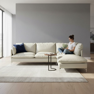 Ecksofa L form Leder Luxus Design Sofa Polster Couch Couchen Möbel neu