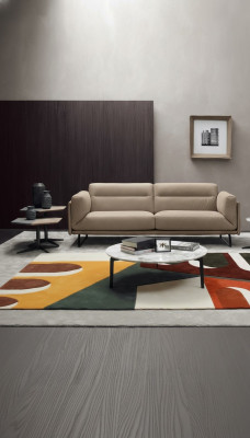 Luxus Dreisitzer Sofa 3 Sitz Sofas Moderne Möbel Couchen Beige Couch