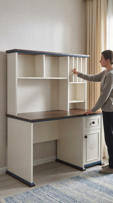 Schreibtisch Luxus Tisch Schreibtische Regal Schrank Holz Möbel Tische