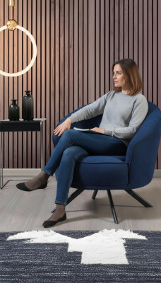 Sessel Luxus Einsitzer Couch Textil Sofa Polstermöbel Coucher Blastoff Textil