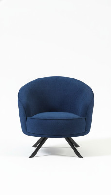 Sessel Luxus Einsitzer Couch Textil Sofa Polstermöbel Coucher Blastoff Textil