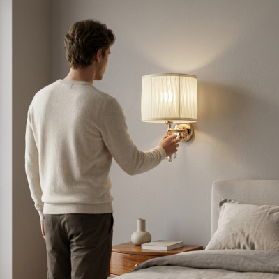 Moderne Weiße Wandlampe Designer Wohnzzimer Wandleuchter Luxus Lampe