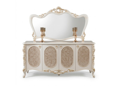 Luxus Möbel Wohnzimmer Sideboard Mit Spiegel Design Konsole Sideboard Holz