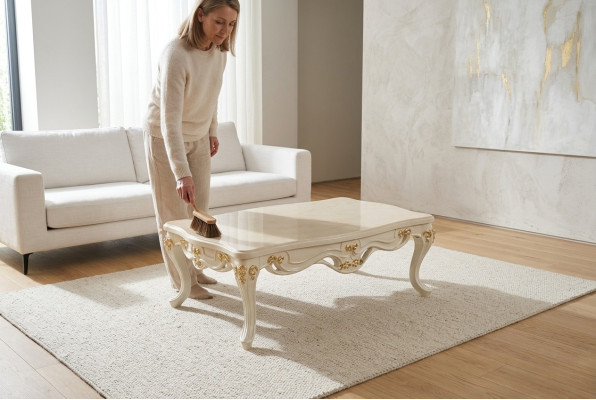 Klassischer Barock aus Holz - Klassische Möbel Wohnzimmer Tische Couchtisch