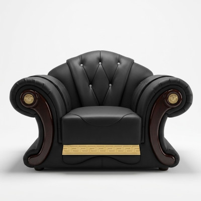 Luxus Sessel Chesterfield Einsitzer Couch Möbel Einrichtung Sofa 1er