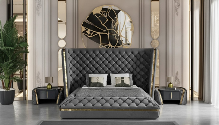 Luxus Schlafzimmer Bett Polster Design Luxus Doppel Hotel Betten Chesterfield
