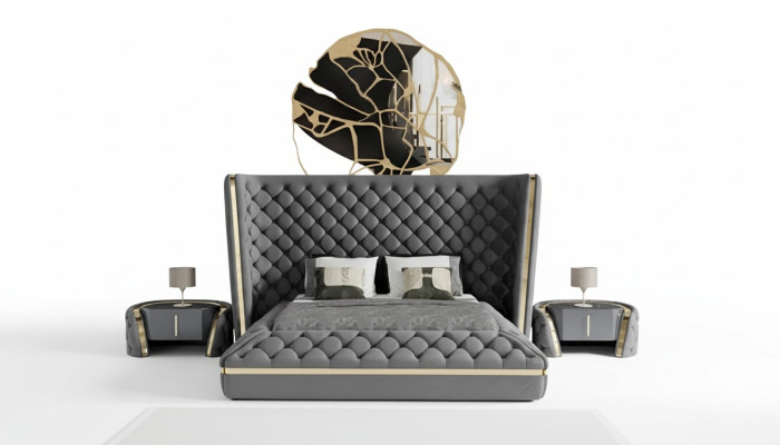 Luxus Schlafzimmer Bett Polster Design Luxus Doppel Hotel Betten Chesterfield