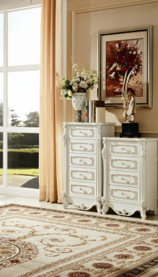 Schlafzimmer Set Weiß Design Elegantes 2x Kommode Klassische Möbel Luxus 2tlg.