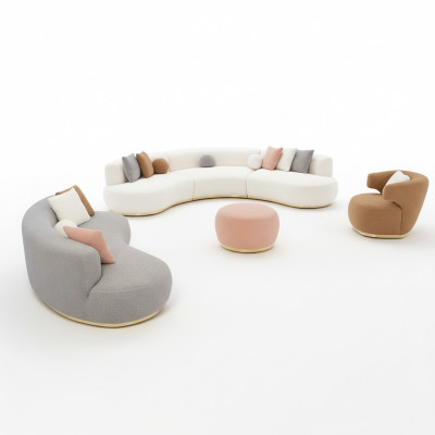 Einsitzer Sessel Wohnzimmer Stuhl Relax Sitzmöbel Stühle Einrichtung