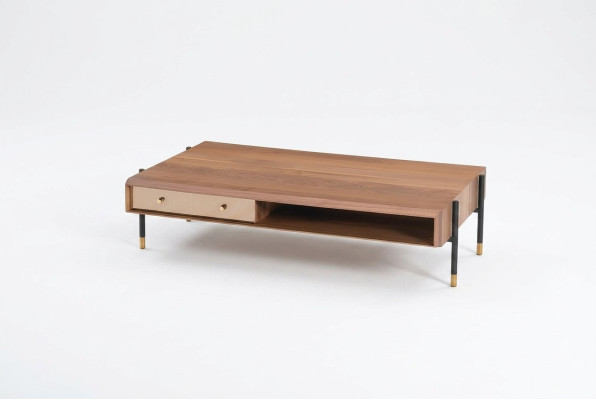 Couchtisch Wohnzimmer Holz Luxus Design Holztische Neu braun Kaffeetisch