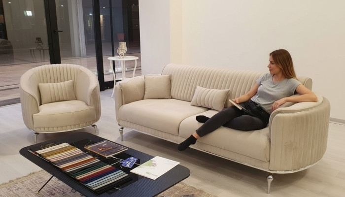 Sofagarnitur 3 1 Sitzer Set Design Sofa Polster Couchen Couch Modern