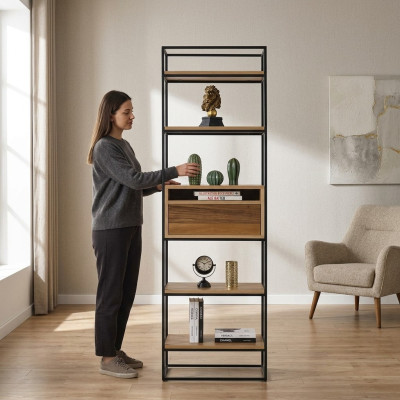 Bücherregal Wandregal Neu Schrank Büro Standregal Regale Holz Regal
