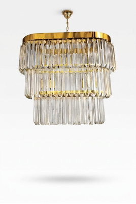 Kronleuchter Brass Decken Leuchten Wohnzimmer Design Luxus Modern