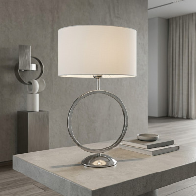 Wohnzimmer Tischlampe Nachttischlampe Lampe neu weiße Farbe