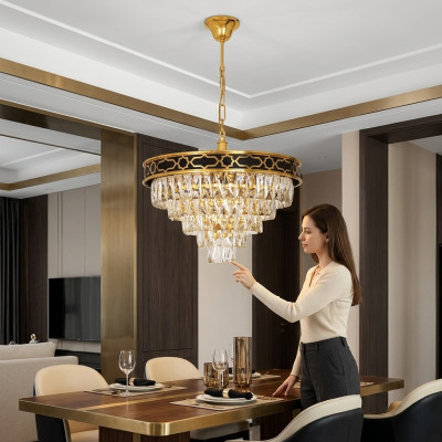 Kronleuchter Wohnzimmer Deckenleuchte Pendelleuchte Kristall Lampe neu