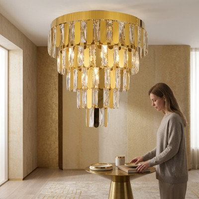 Kronleuchter Deckenleuchte Wohnzimmer Luxus Wohnzimmer Leuchter Crystal