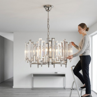 Moderner Kronleuchter Deckenlampe Lampe Wohnzimmer Hängelampe Leuchte