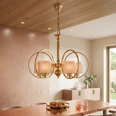 DeckenlampeHänge Beleuchtung Wohnzimmer neu Luster Glass Luxus