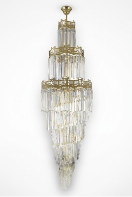 Kronleuchter Luxus Design Kristall Wohnzimmer Stil Moderner Lampe