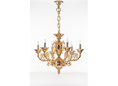 Goldene Deckenlampe Pendelleuchte Wohnzimmer Leuchten Klassische Leuchten