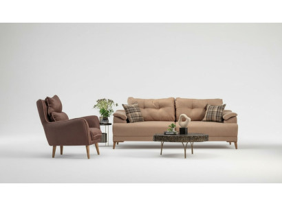Elegante Sofagarnitur 3+1 Sitzer Komfort und Moderner Stil für Ihr Wohnzimmer