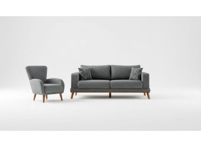 Komfortable 3+1 Sofagarnitur Stilvolles Design für gemütliches &elegantes Wohnen