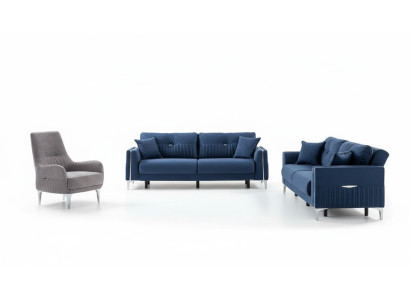Komfortable Sofagarnitur 3+3+1 Elegantes Design für stilvollen Wohnkomfort