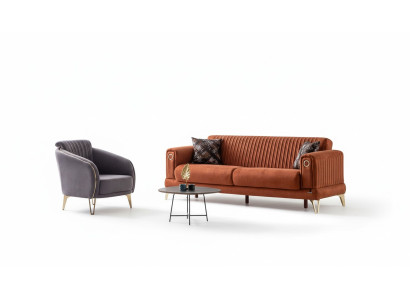 Elegante Sofagarnitur 3+1 Sitzer für modernen Komfort und stilvolles Wohnen