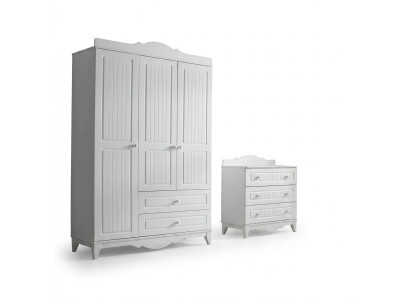 Kleiderschrank Kommode Modernes Design Kinderzimmer Wohnräume Stilvolle Möbel