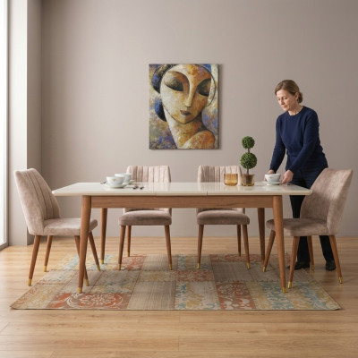 Esstisch Esszimmer Stil Modern Design Tisch Holz Möbel Luxus Tische