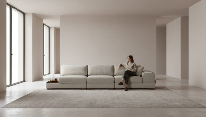 Sofa Couch Polster Möbel Couchen Design Big xxl 5 Sitzer 350cm Couchen