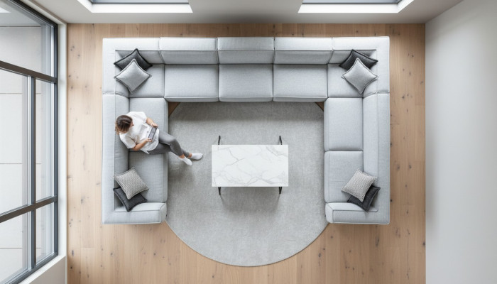 Sofas U Form Polstersofa Modern Wohnzimmer Sofa Couch Design Textil